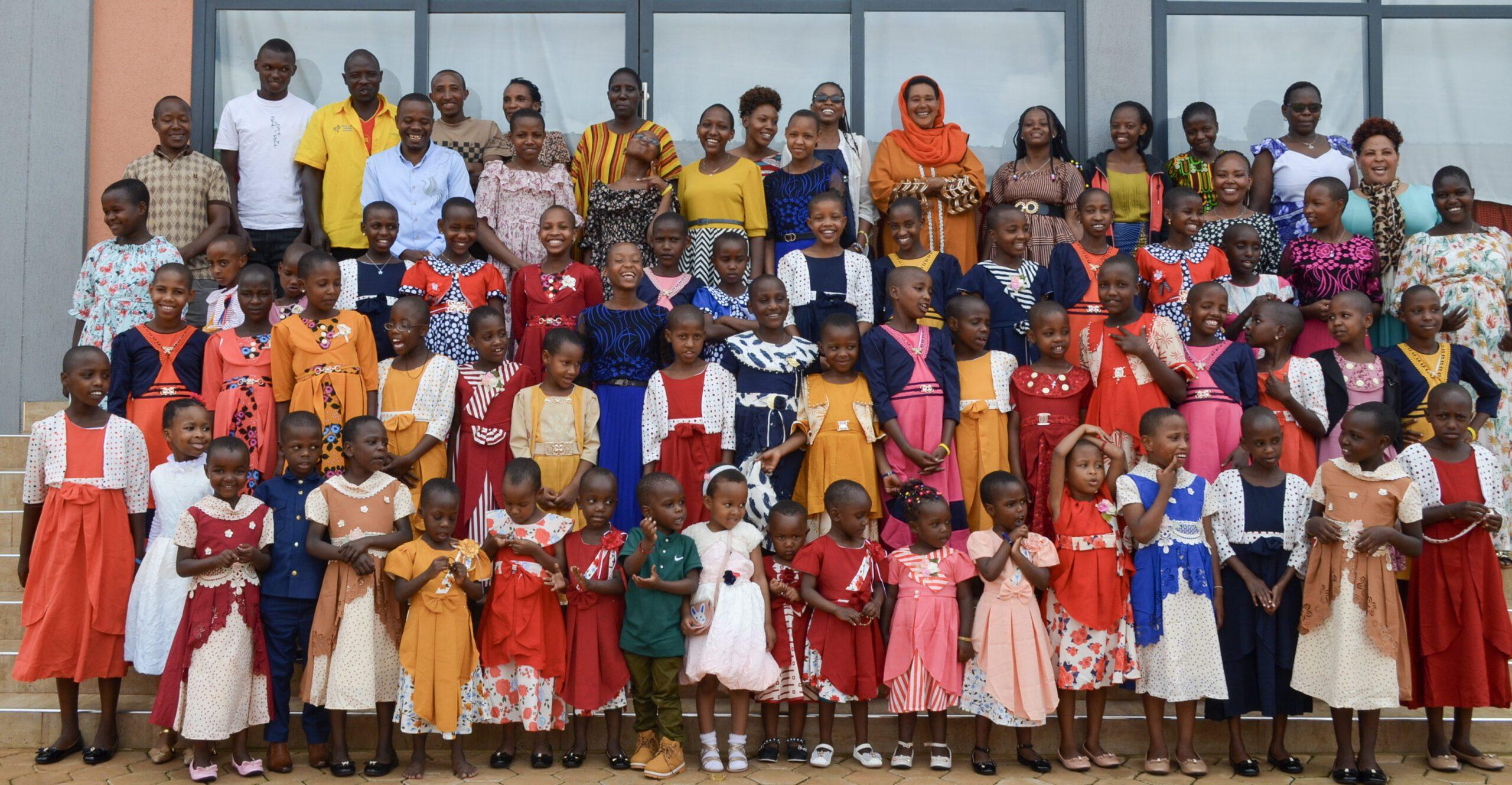 maasai girls from the rescue center in karatu tanzania